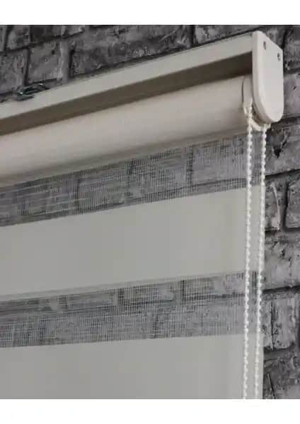 Sezerler Perde Ekonomik Ekru Zebra Perde 80x200 ile Modern ve Fonksiyonel Dekorasyon Çözümü