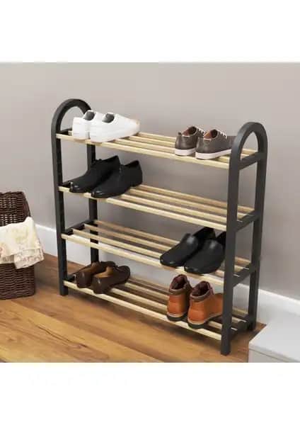 Sinbo STO-6719 Ahşap Çubuklu Ayakkabılık: Şık ve Fonksiyonel Ev Düzeni Çözümü