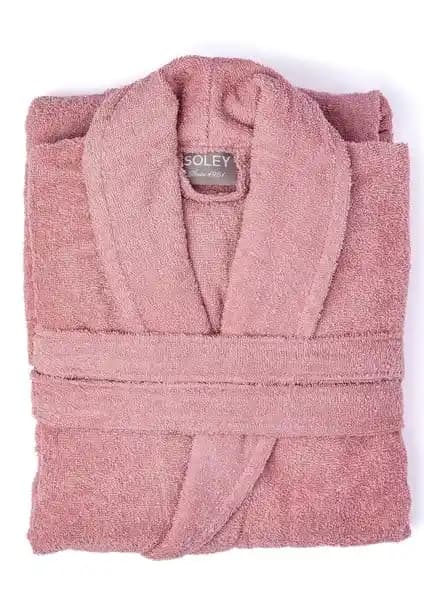 Soley Minerva %100 Pamuklu Unisex Bornoz Şık Tasarım ve Yüksek Konfor Sunar