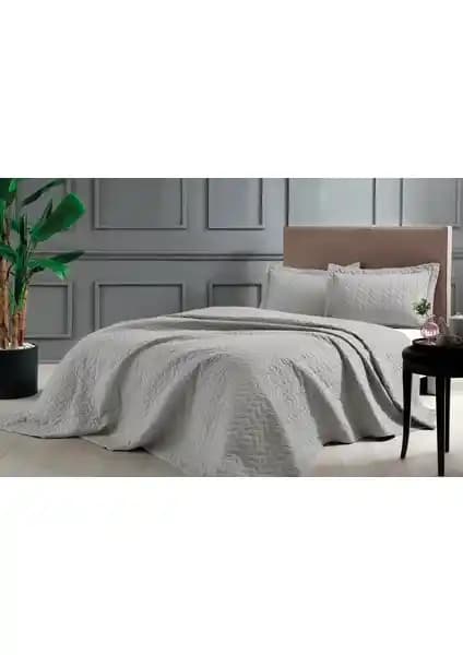 Taç Glory Taş Çift Kişilik Yatak Örtüsü Seti Modern ve Şık Tasarım