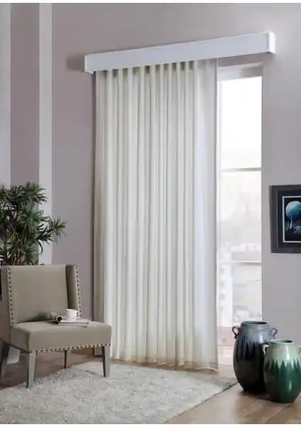 Taç Güneşlik Fon Perde 300x265 cm şık ve fonksiyonel tasarımıyla iç mekanlara uygun