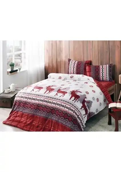 Taç Snow White Flanel Tek Kişilik Nevresim Takımı: Sıcak ve Estetik Yatak Dekorasyonu