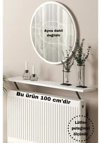 Talas Tozu Beyaz Petek Üstü Duvar Montajsız Raf: Modern ve Pratik Dekoratif Çözüm