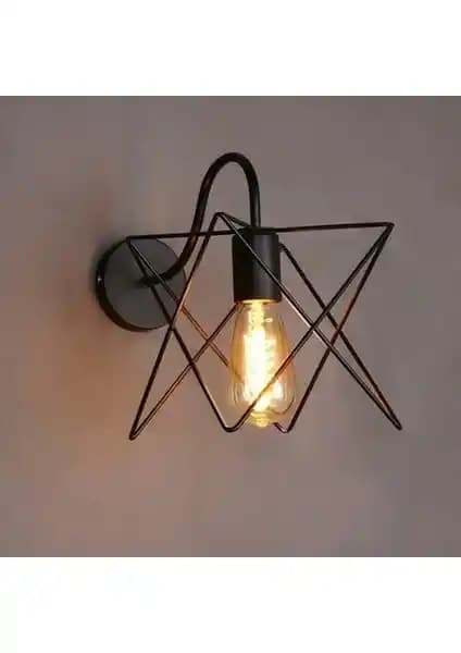 Talu Çarpık Modern Aplik Siyah - Şık ve Fonksiyonel İç Mekan Aydınlatma Seçeneği