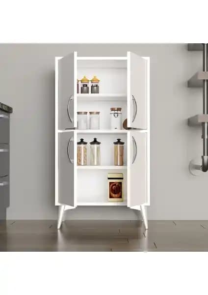 Tanmob Çok Amaçlı Küçük Boy Beyaz Dolap MDL0201: Fonksiyonellik ve Estetik Birlikte