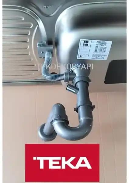 Teka TEKDEKOR EBM 45 Küçük Boyutlu Mutfağınıza Uyumlu Evye ve Sifon Takımı