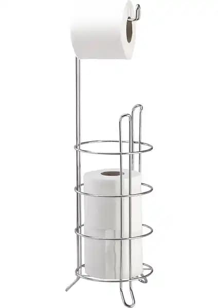 Tekno-tel MG093 Ayaklı Yedek Tuvalet Kağıtlığı Modern ve Dayanıklı Tasarım