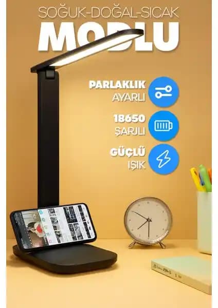 Telvesse Şarjlı Masa Lambası: Modern ve Çok Fonksiyonlu Aydınlatma Çözümü
