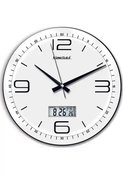 Time Gold Royal Duvar Saati: Estetik ve Fonksiyonelliğin Modern Buluşması