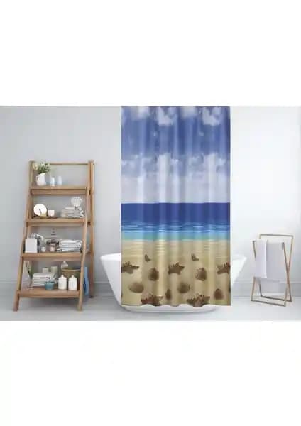 Tropik Home Kahverengi Banyo Perdesi: Şık ve Dayanıklı Tasarım Çözümü