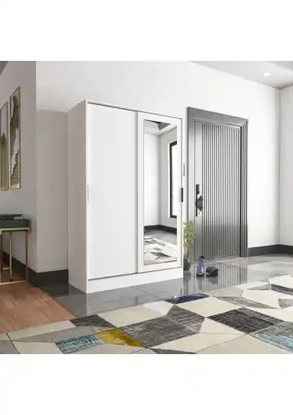 Tumblera Aura Beyaz Portmanto: Modern ve Fonksiyonel Giriş Dekorasyonu Mobilyası