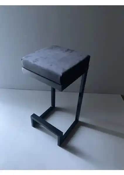 Turgutsan Mobilya Modern Metal Ayaklı Bar Taburesi Uzun Ömürlü ve Şık Tasarım