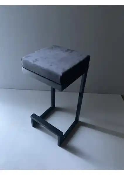 Turgutsan Mobilya Modern Metal Ayaklı Bar Taburesi Uzun Ömürlü ve Şık Tasarım