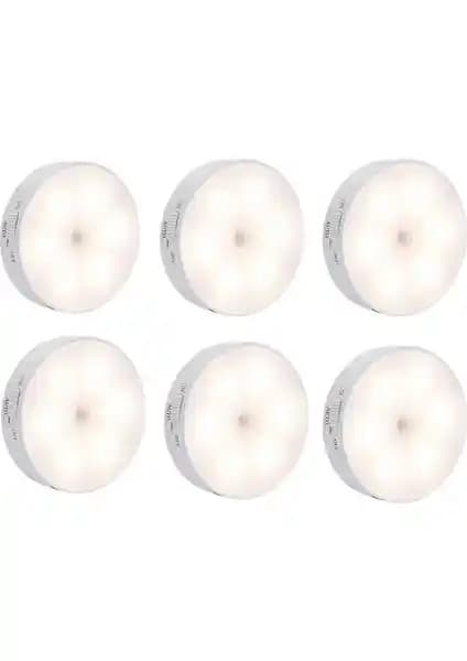 UniChrome 6 Adet Hareket Sensörlü USB Şarj Edilebilir LED Işık Lambası Tanıtımı ve Kullanım Alanları