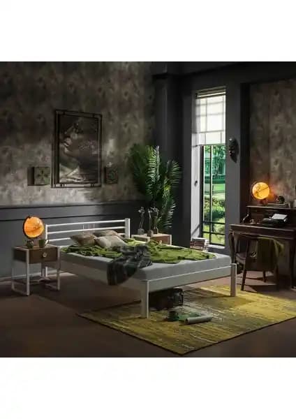 Unimet Asos-S Tek Kişilik Ferforje Metal Yatak Modern Tasarım ve Dayanıklılık Özellikleri