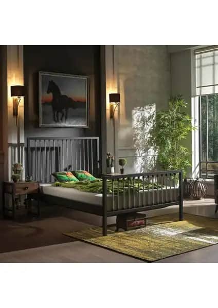 Unimet Breeze Çift Kişilik Ferforje Metal Karyola: Şık ve Dayanıklı Yatak Odası Tasarımı