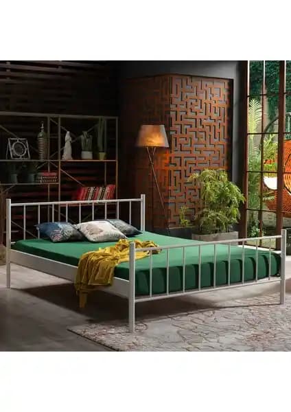 Unimet Falez Çift Kişilik Ferforje Metal Karyola Modern Tasarım ve Dayanıklılık