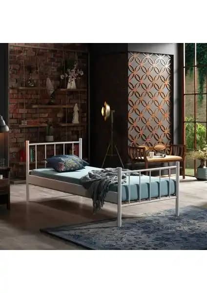 Unimet Falez Tek Kişilik Ferforje Metal Yatak Modern ve Dayanıklı Tasarım Özellikleri