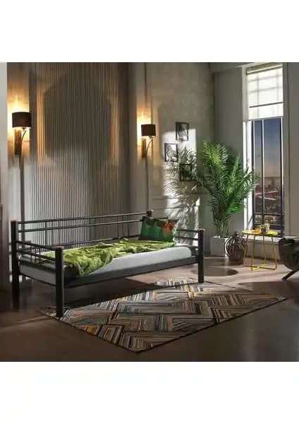 Unimet Kappis Daybed Tek Kişilik Metal Karyola Modern ve Çok Fonksiyonlu Tasarım