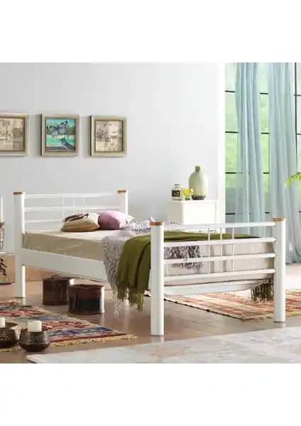 Unimet Kappis Tek Kişilik Ferforje Metal Karyola: Modern ve Dayanıklı Tasarım Çözümü