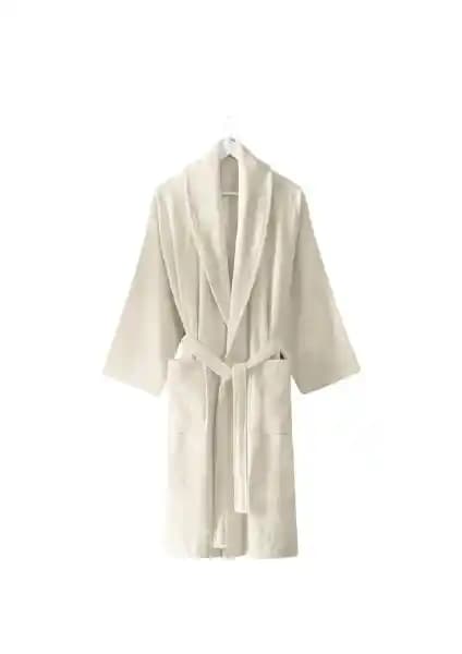 Ural Store Bay-Bayan Pamuk Bornoz Krem: Konfor ve Şıklık Sunan Hafif Tasarım