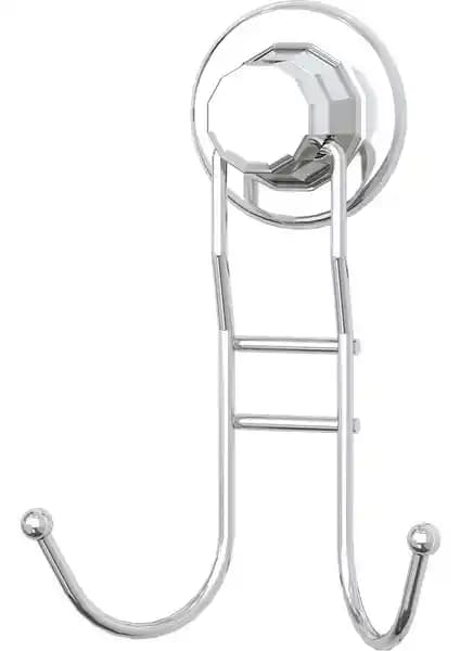 Vakumlu 2'li Askı Krom DM236 Yüksek Güçlü ve Dayanıklı Modern Askı Çözümü