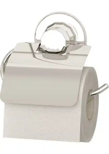 Vakumlu Krom Kaplama Tuvalet Kağıtlık Modern Banyo Dekorasyonu İçin Uygun