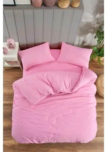 Valezium Pembe Çift Kişilik Nevresim Takımı: Şıklık ve Konforun Buluşması