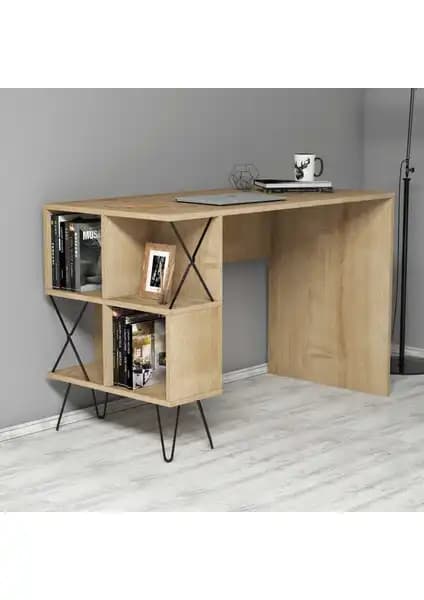 Variant Extra Çalışma Masası Meşe ile Ofis ve Ev Çalışma Alanlarınız İçin Modern Çözüm