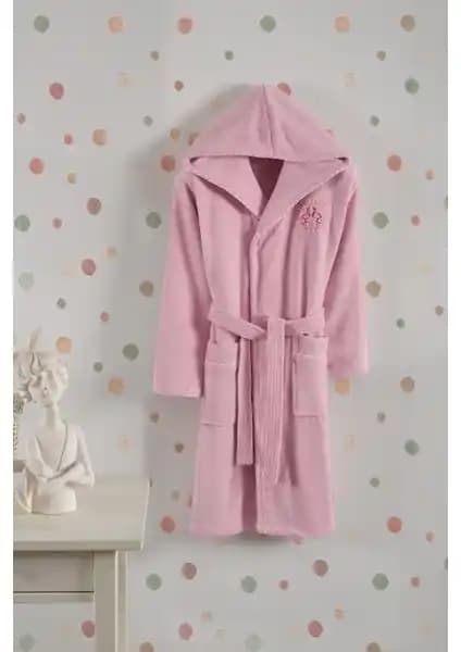Varol Bambu Nakışlı Garson Boy Bornoz Flamingo - Şıklık ve Konforu Bir Arada Sunar