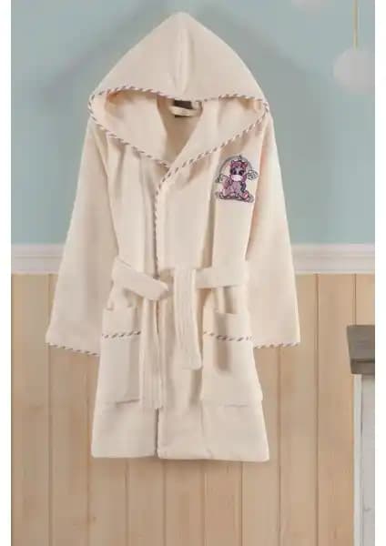 Varol Bambu Nakışlı Unicorn Çocuk Bornozu Yüksek Kalite ve Konfor Sunar