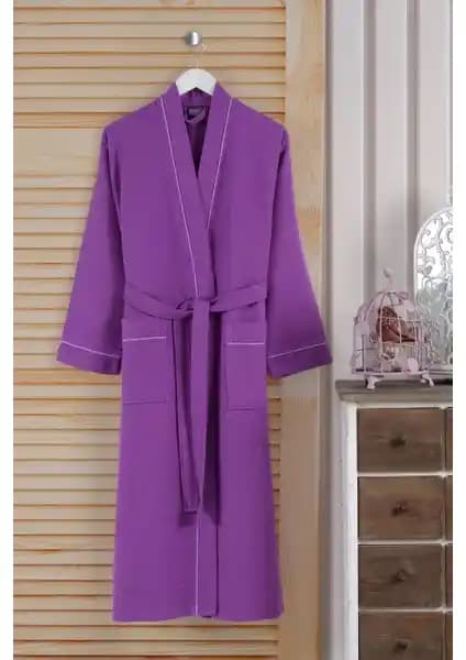 Varol Dama Serisi Kimono Yaka Pike Bornoz Sabahlık Şık ve Konforlu Ev Giyim Ürünü