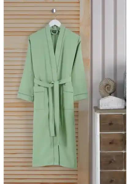 Varol Dama Serisi Kimono Yaka Pike Bornoz Sabahlık - Şıklık ve Konforun Birleşimi