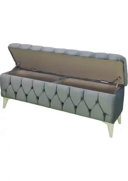 Vavonni San<dı>klı Puf Bench: Modern ve Fonksiyonel Oturma ve Depolama Ürünü