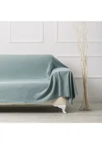 Velerde Home Su Yeşili Battal Boy Koltuk Örtüsü Dayanıklı ve Estetik Koruma Çözümü