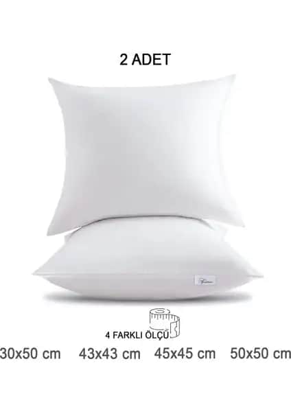 Vionel Home 2 Adet Premium Kare Kırlent İç Yastık ile Ev Dekorasyonunda Şıklık ve Konforun Buluşması