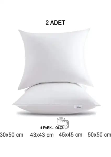 Vionel Home 2 Adet Premium Kare Kırlent İç Yastık ile Ev Dekorasyonunda Şıklık ve Konforun Buluşması