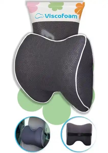 Viscofoam Carfort Büyük Visco Araç Boyun Yastığı ile Uzun Yolculuklarda Konfor ve Destek