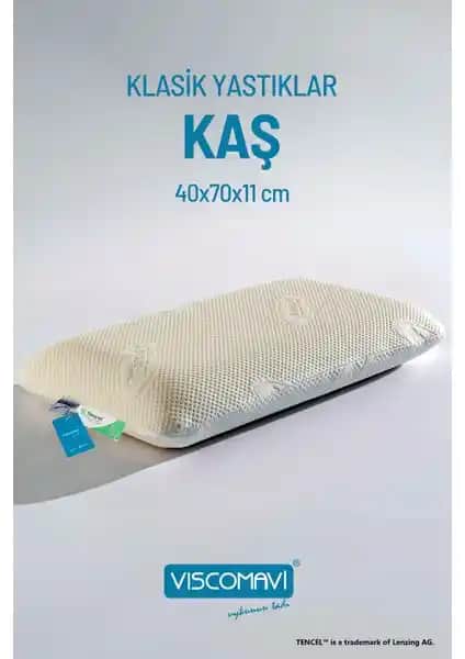 Viscomavi Kaş Ortopedik Visco Yastık: Sağlıklı ve Konforlu Uyku İçin Ergonomik Çözüm