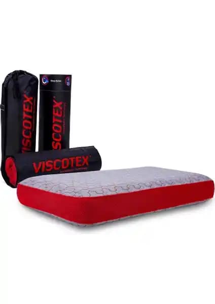 Viscotex Boyun Destekli Yastık 70x40x12 cm Ergonomik ve Doğal Malzemelerle Konfor Sağlar