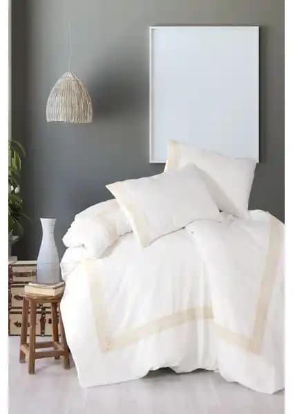 Vivamaison Dantelli Beyaz Pamuk Çift Kişilik Nevresim ve Yastık Seti Özellikleri ve Dekorasyona Katkısı