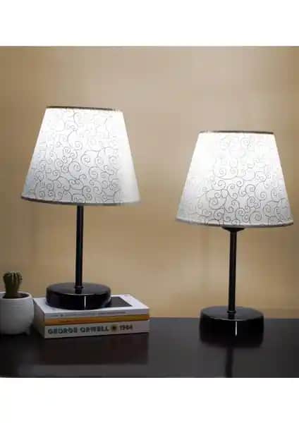 Vivido Abajur Sarmaşık Modern İkili Yatak Odası Abajur Şıklık ve Fonksiyonellik Sunar