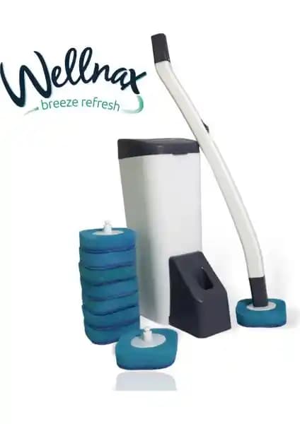 Wellnax Breeze Refresh Özel Süngerli Tuvalet Temizleme Seti Hijyen ve Pratiklik Sağlar