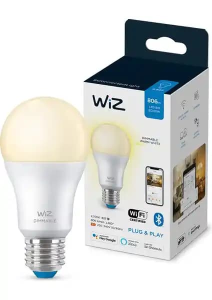 Wiz 60W Sarı Ambiyans E27 Akıllı Ampul: Modern ve Enerji Verimli Akıllı Aydınlatma Çözümü