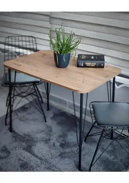 Wood İdea 60X90 Atlantik Çam Yemek Masası Modern ve Dayanıklı Tasarım Özellikleri