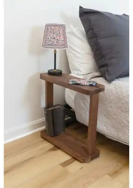 Woodensa Ahşap Başucu Sehpa: Doğal ve Estetik Tasarım ile Dayanıklı Mobilya Seçeneği