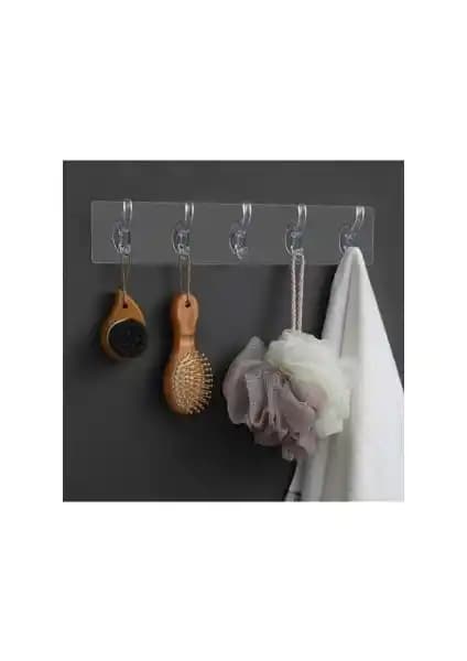 Yakut Silikon Askılık: Çok Yönlü ve Şeffaf Duvar Askısı ile Düzeni Sağlayın