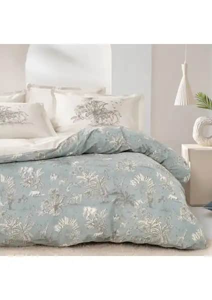 Yataş Aster Tek Kişilik Ranforce Nevresim Seti Adaçayı Tasarımı ve Özellikleri