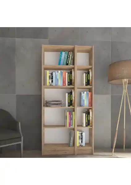 Yeti Mobilya Kuta FLAT85 Kitaplık ve Kütüphane Çözümü Geniş ve Dar Seçeneklerle
