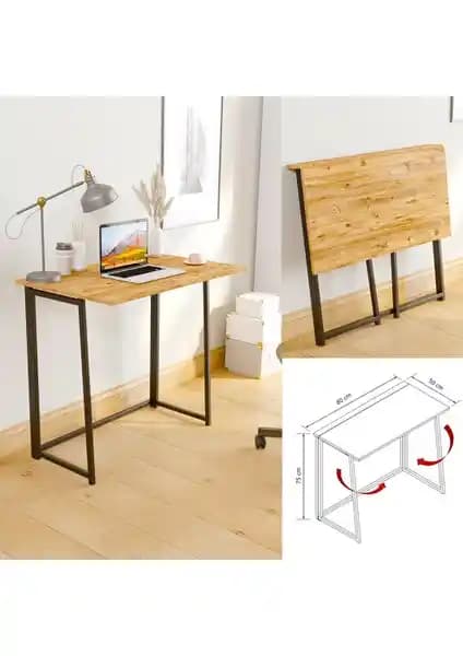 Yüceer Home WorkPro Katlanır Çalışma Masası: Modern ve Fonksiyonel Çözüm